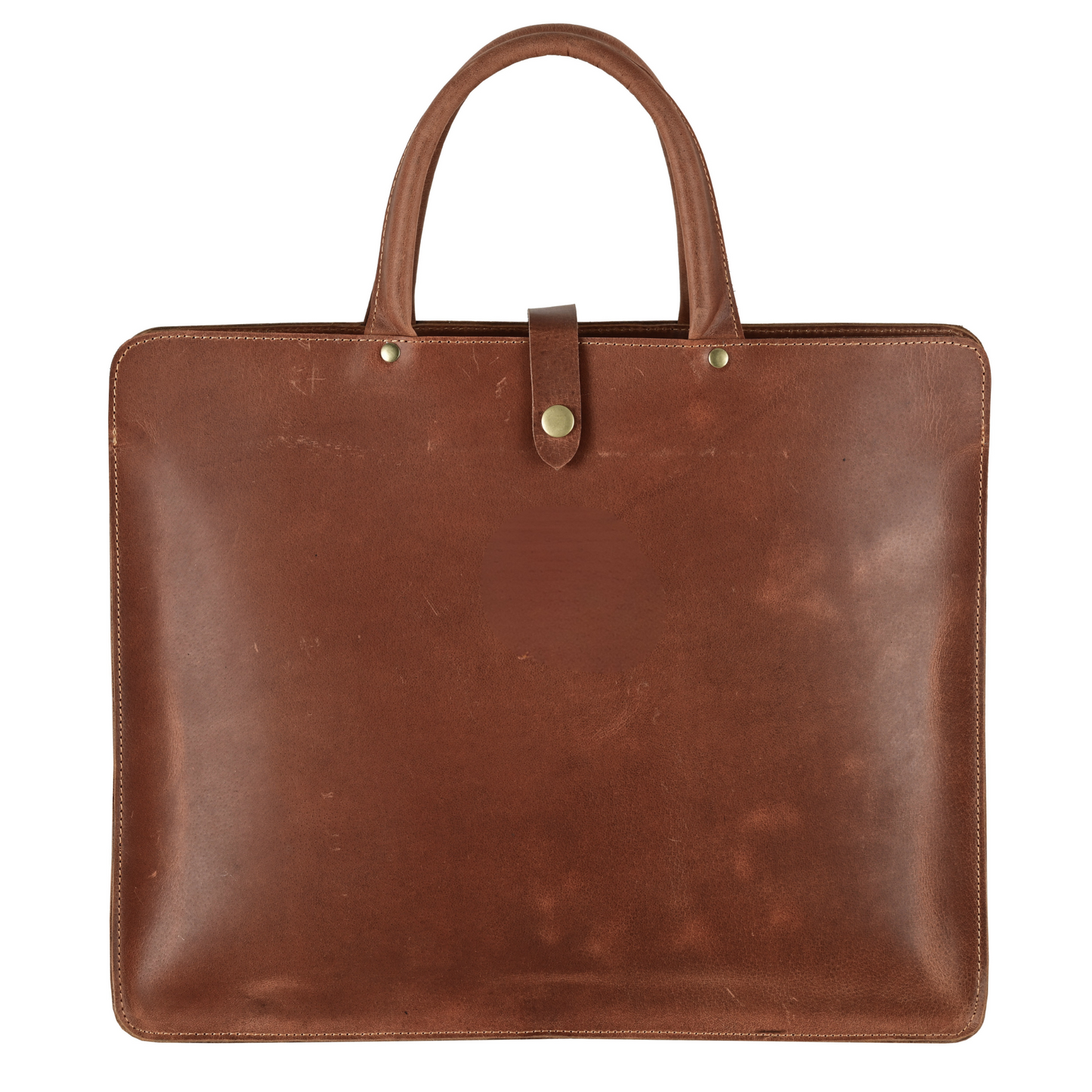 Elegant Leather Briefcase 👜 | Monogram Included 🔠