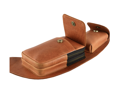 Slim Leather Crossbody Bag – Ideal for Everyday & Travel